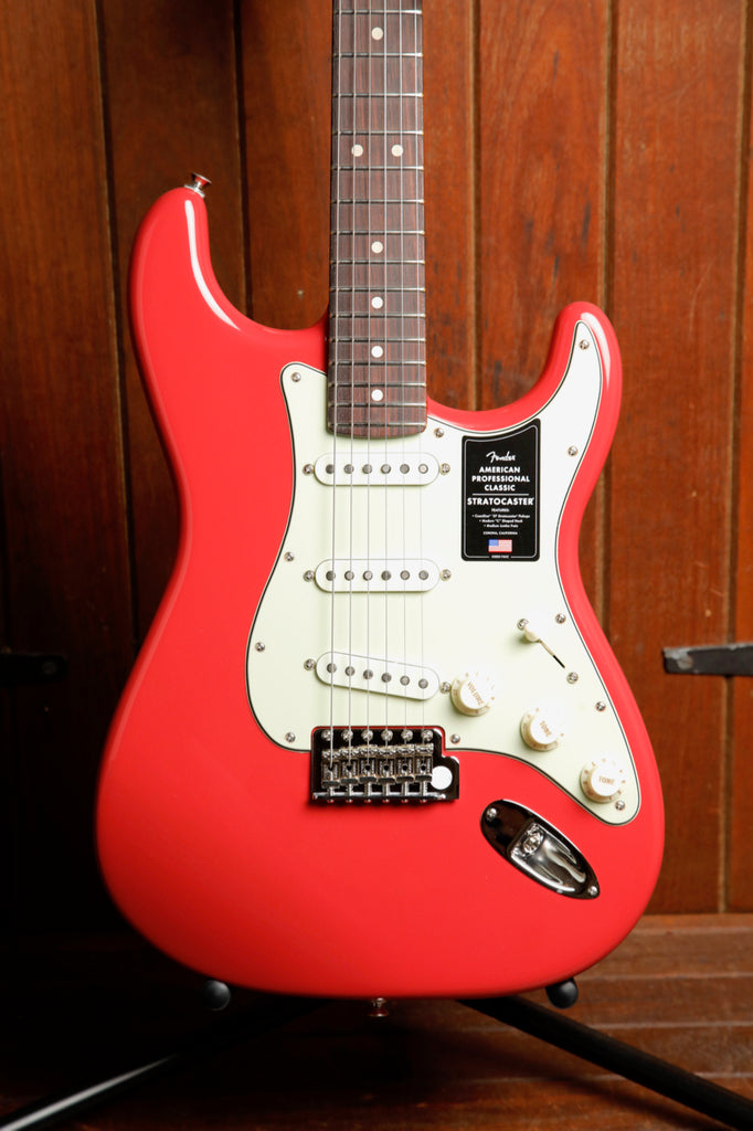 Fender American Professional Classic Stratocaster Faded Dakota Red Electric Guitar
