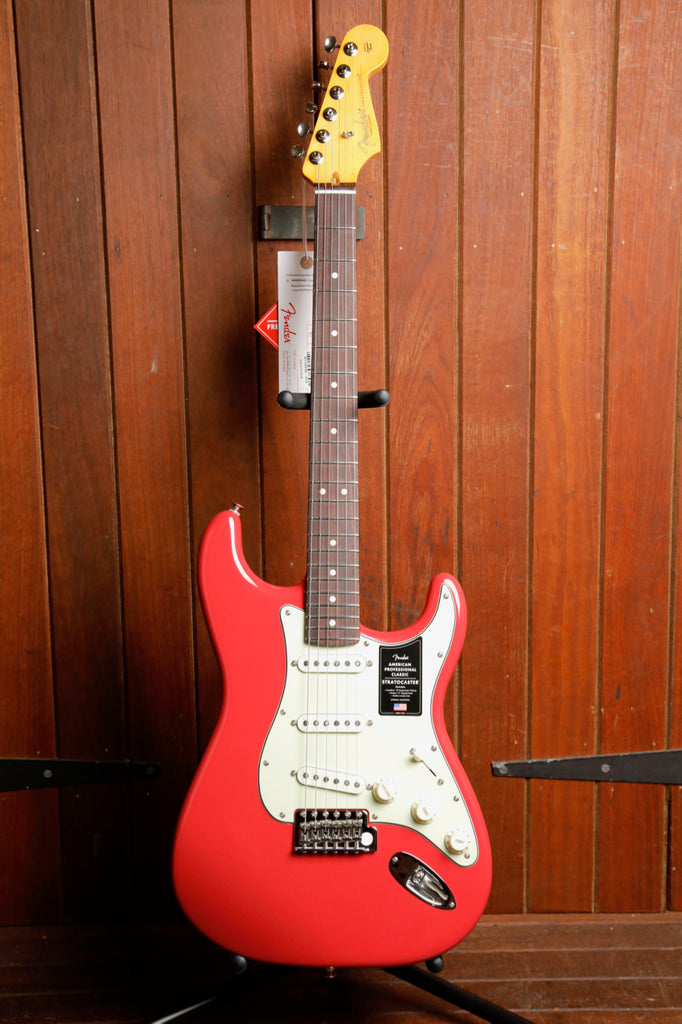 Fender American Professional Classic Stratocaster Faded Dakota Red Electric Guitar