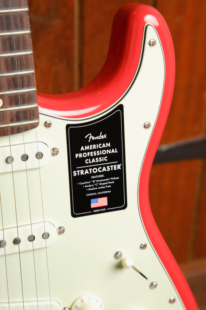 Fender American Professional Classic Stratocaster Faded Dakota Red Electric Guitar