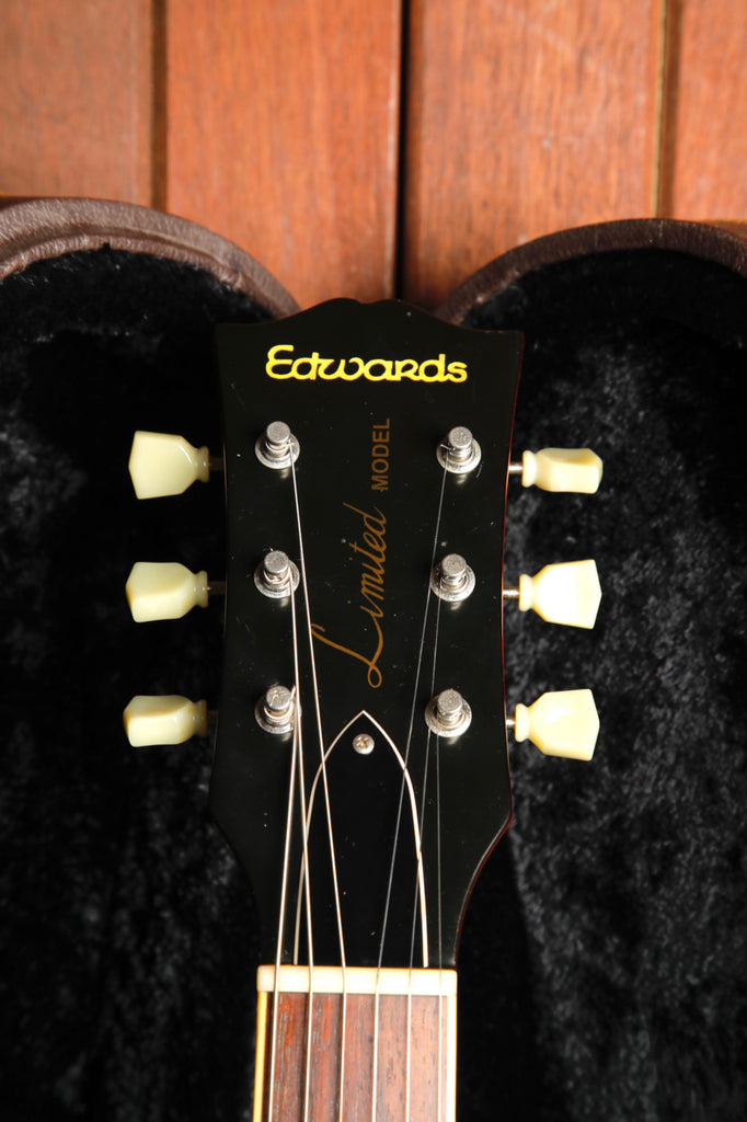 Edwards E-LP-130ALS Honey Burst Electric Guitar 2012 Pre-Owned