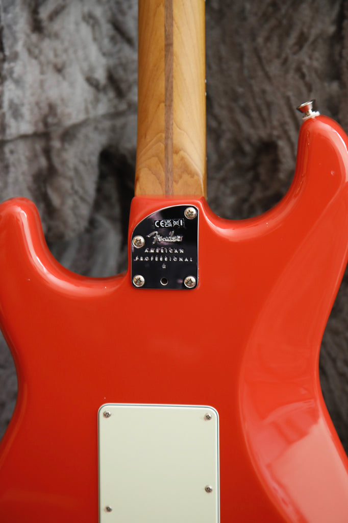 Fender American Professional II Dealer Exclusive Roasted Neck Fiesta Red Stratocaster