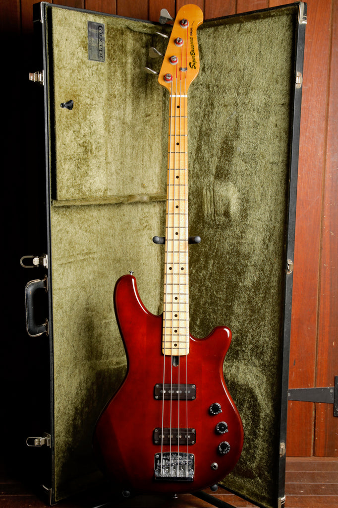 Yamaha SB800S Super Bass Transparent Red Bass Guitar Vintage 1970s Pre-Owned