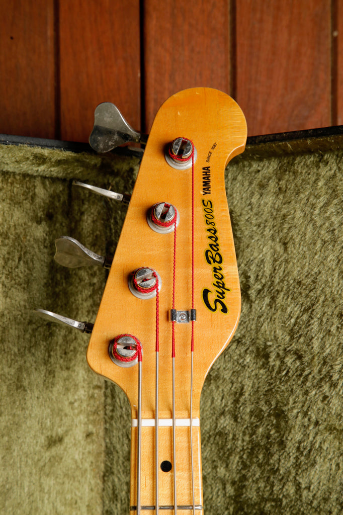 Yamaha SB800S Super Bass Transparent Red Bass Guitar Vintage 1970s Pre-Owned