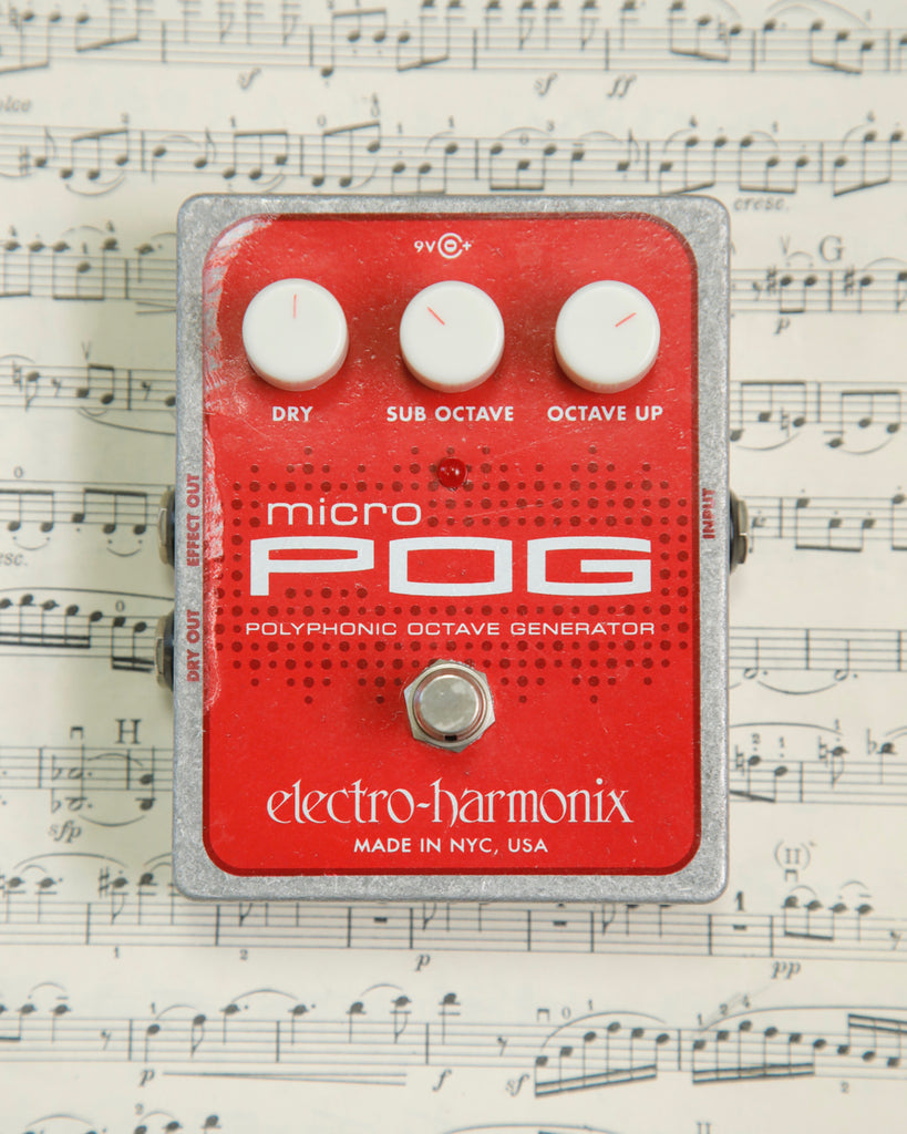 Electro-Harmonix Micro POG Octave Pedal Pre-Owned