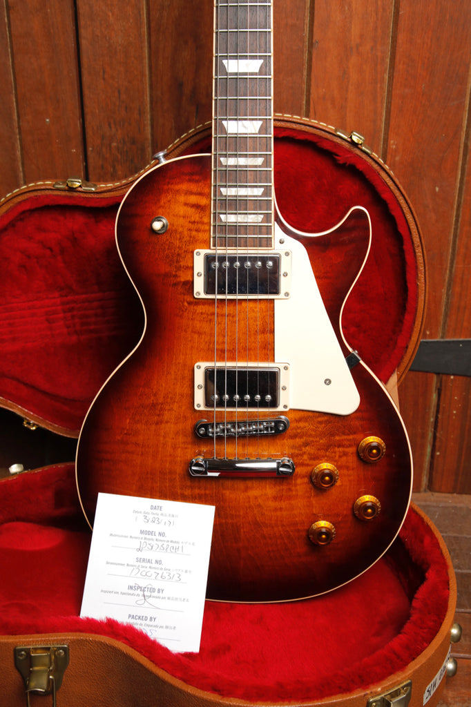 Gibson Les Paul Standard T Bourbon Burst Electric Guitar 2017 Pre-Owned