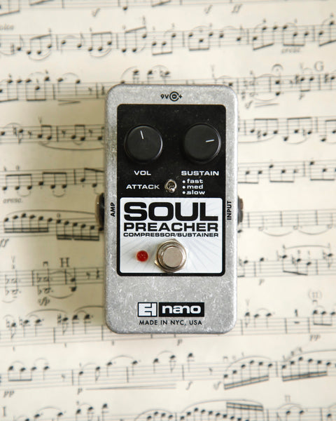 Electro-Harmonix Soul Preacher Compressor / Sustainer Pedal Pre-Owned