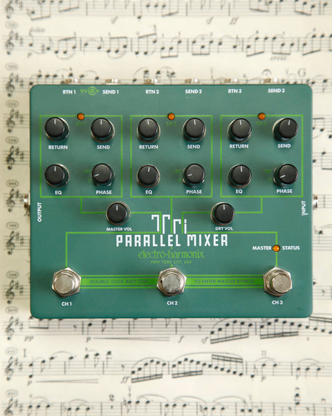 EHX Tri Parallel Mixer Effects Loop Mixer Pedal Pre-Owned | The Rock ...