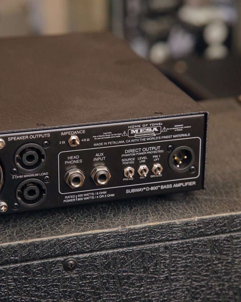 Mesa Boogie Subway D-800 Bass Amplifier Head Pre-Owned
