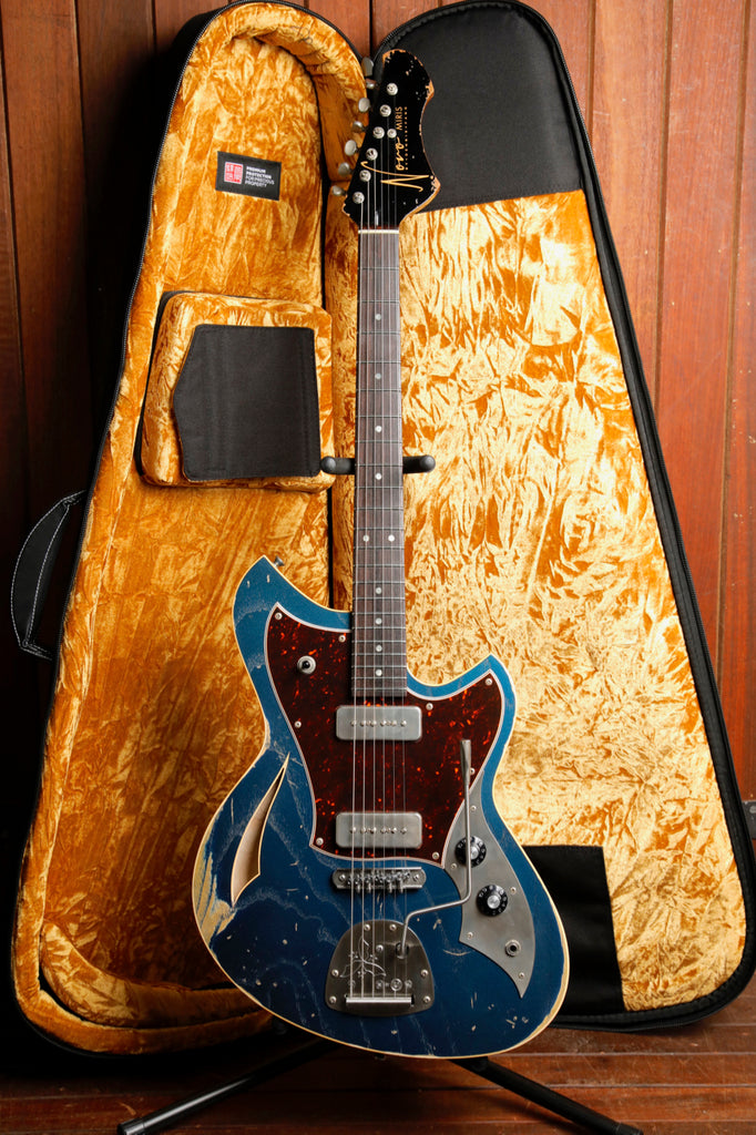 Novo Miris J Custom Lake Como Blue Electric Guitar