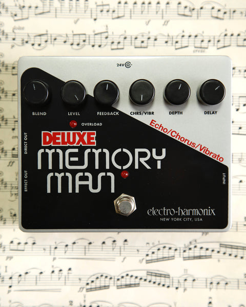 Electro-Harmonix Deluxe Memory Man Analog Delay/Chorus/Vibrato Pedal Pre-Owned