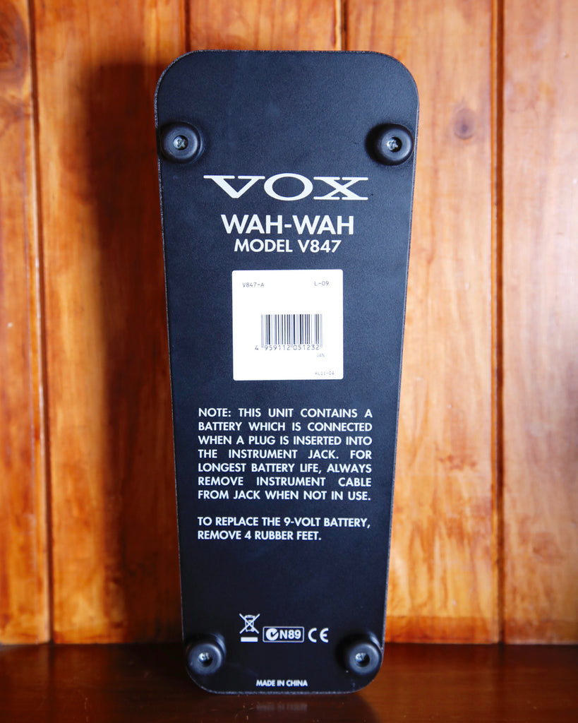 Vox V847 Classic Wah Pedal Pre-Owned