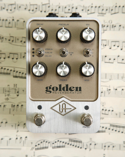 Universal Audio UAFX Golden Reverberator Reverb Pedal Pre-Owned