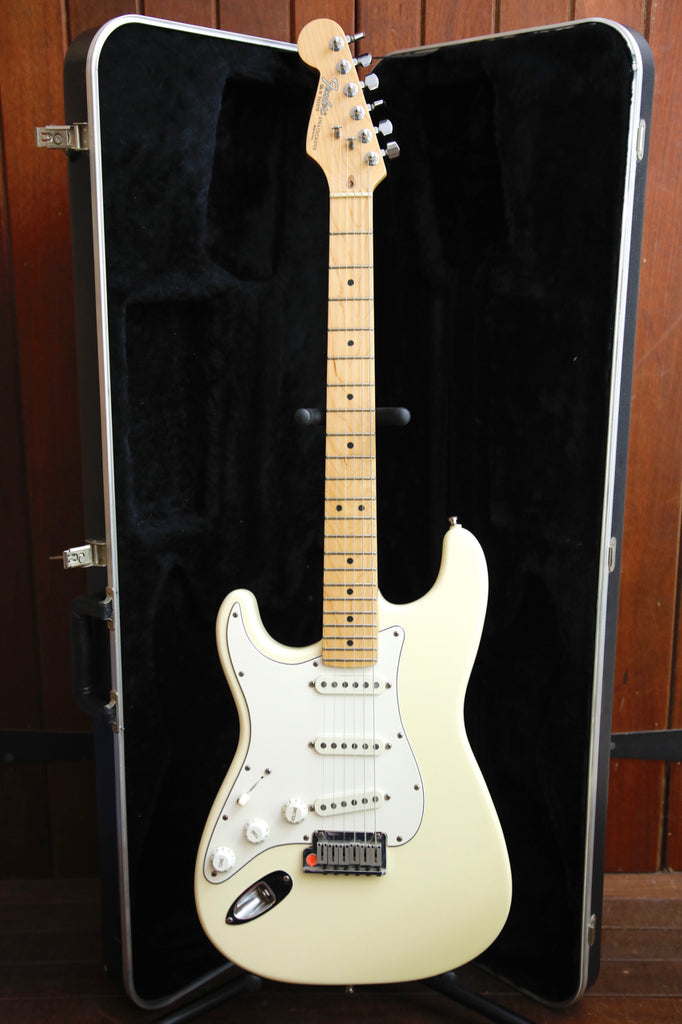 Fender American Standard Left Handed Stratocaster Olympic White 1990 Pre-Owned