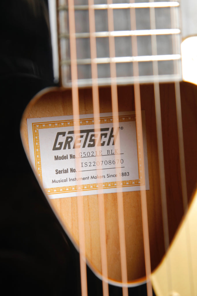 Gretsch G5021E Racher Penguin Black Parlour Acoustic-Electric Guitar Pre-Owned