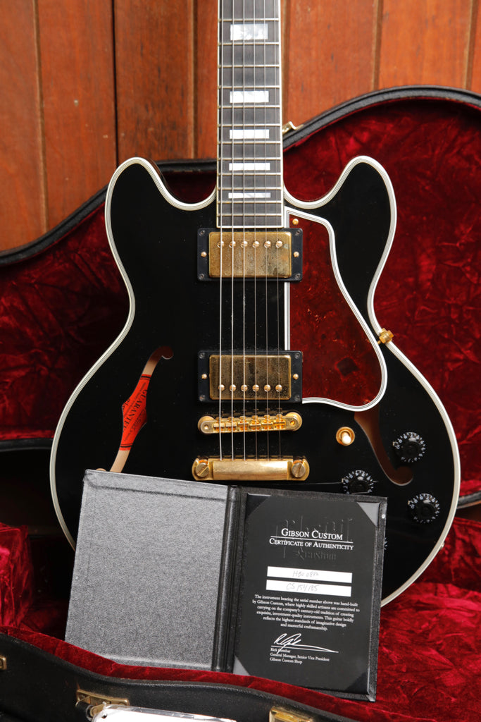 Gibson Custom ES-359 Semi-Hollow Ebony Electric Guitar 2011 Pre-Owned