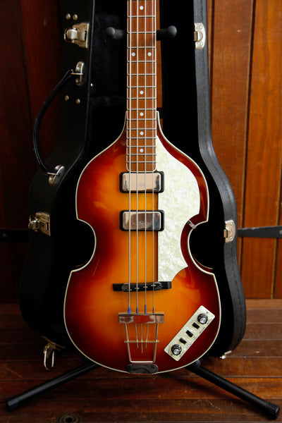 Hofner Contemporary Series Cavern Violin Bass Guitar Sunburst Pre-Owned