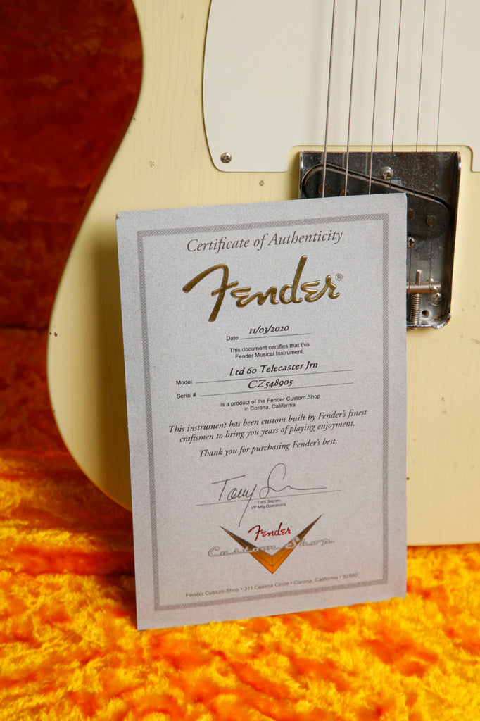 Fender Custom Shop LTD '63 Telecaster Aged Vintage White Journeyman 2020 Pre-Owned