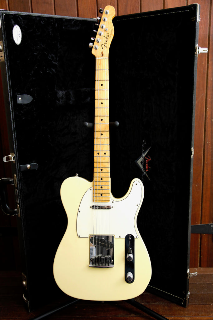 Fender Custom Shop Custom Classic Telecaster Vintage White Electric Guitar 2009