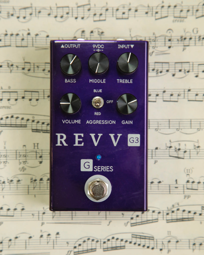 Revv G3 Overdrive/Distortion Pedal Purple Pre-Owned
