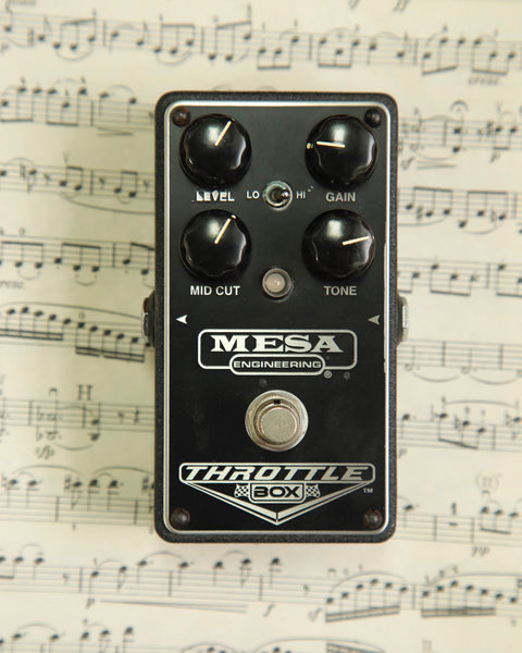 Mesa Boogie Throttle Box Overdrive Box Pedal Pre-Owned