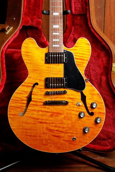 Gibson ES-335 Figured Honey Amber Semi-Hollow Electric Guitar