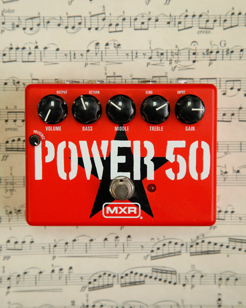 MXR Tom Morello Power 50 Overdrive Pedal Pre-Owned