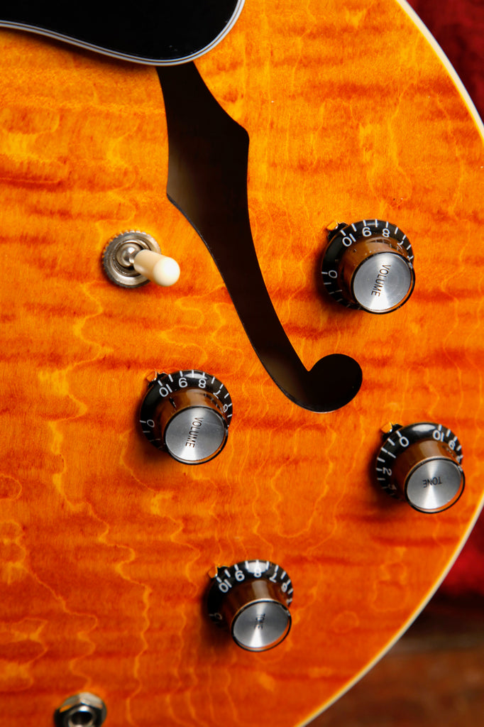 Gibson ES-335 Figured Honey Amber Semi-Hollow Electric Guitar