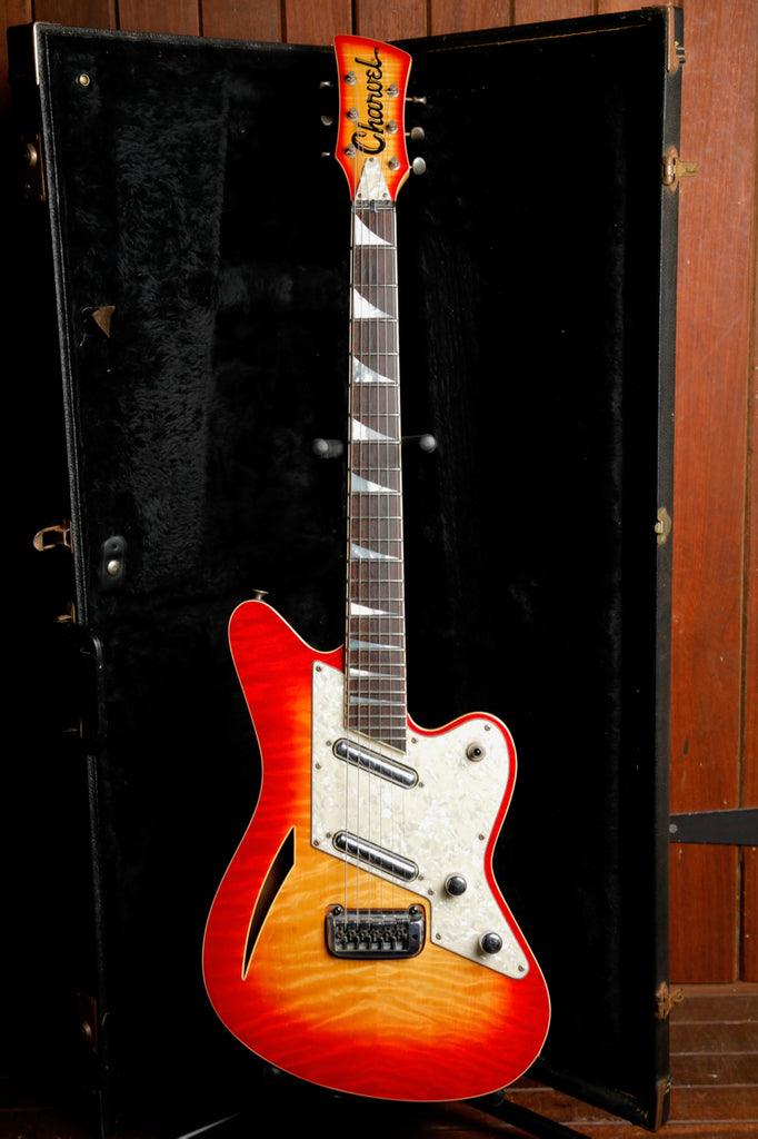 Charvel Surfcaster Starglow Semi-Hollow Electric Guitar 1990s Pre-Owned