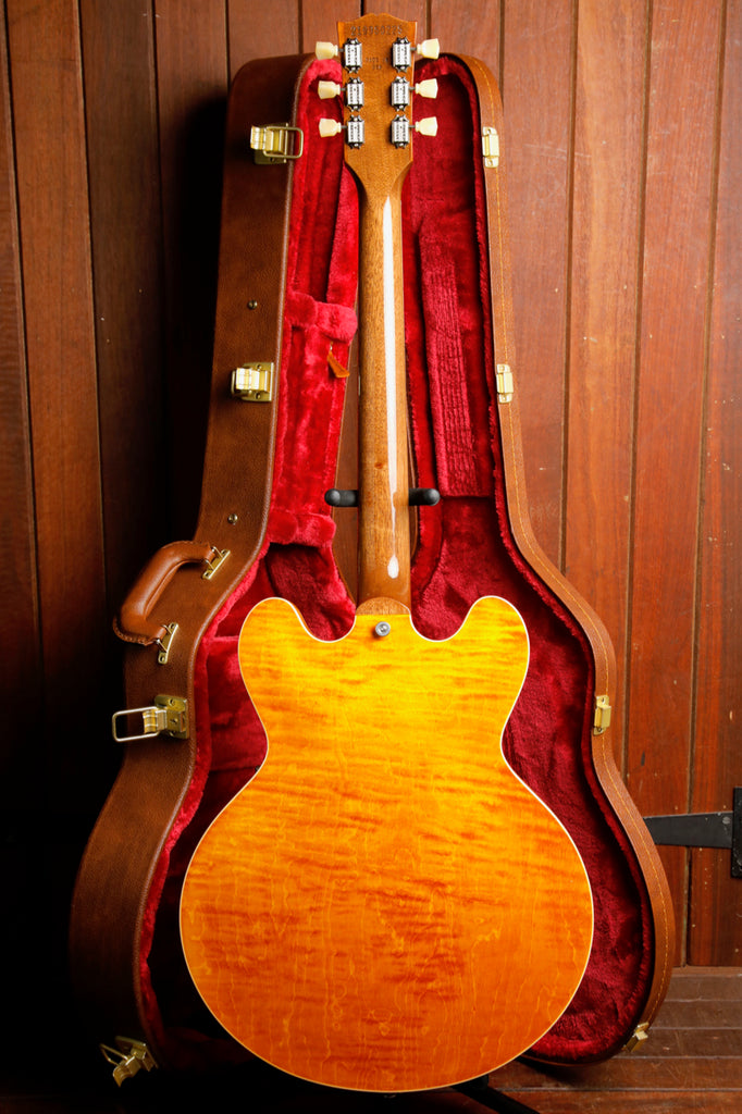 Gibson ES-335 Figured Honey Amber Semi-Hollow Electric Guitar