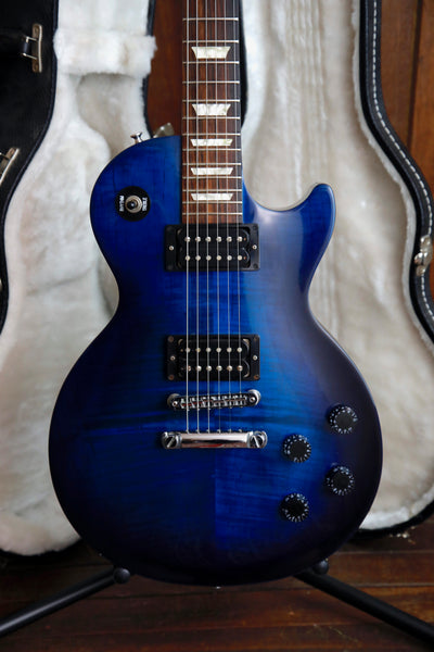 Gibson Les Paul Studio Blue Burst Electric Guitar 2011 Pre-Owned