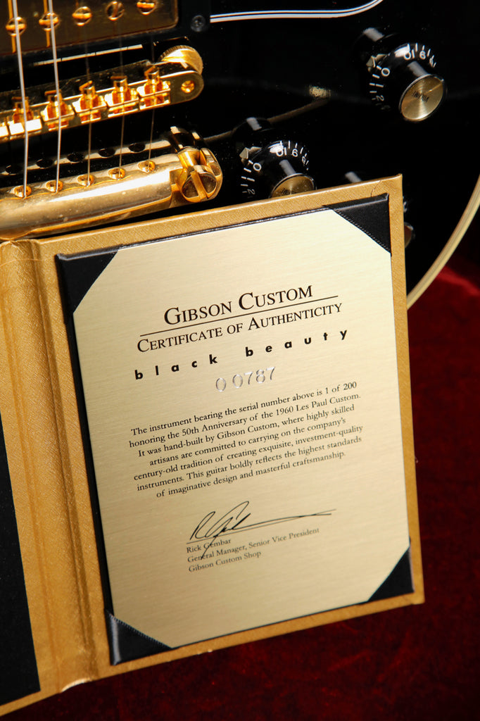 Gibson Custom 1960 50th Anniversary Les Paul Custom 2010 Pre-Owned