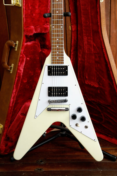 Gibson 70's Flying V Classic White Electric Guitar Pre-Owned