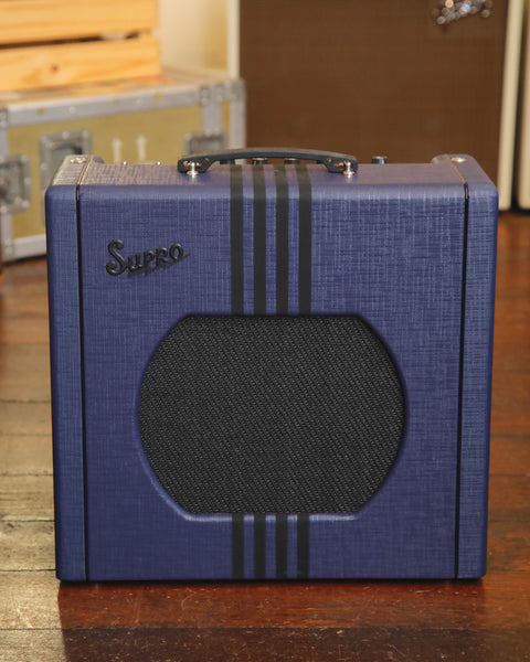 Supro Delta King 12 Combo 1x12" Amplifier Navy Blue & Black