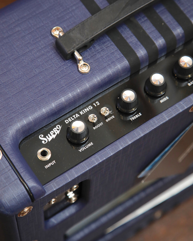 Supro Delta King 12 Combo 1x12" Amplifier Navy Blue & Black