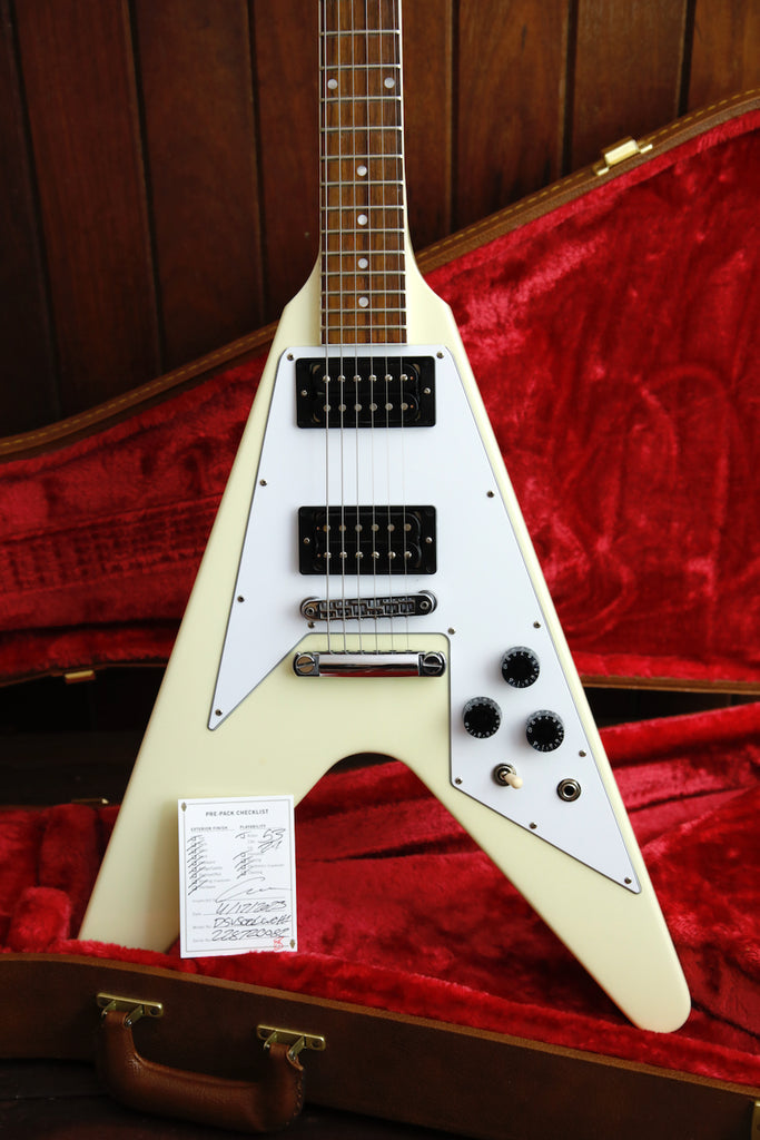 Gibson 70's Flying V Classic White Electric Guitar Pre-Owned