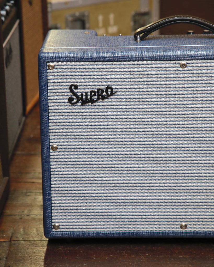 Supro Keeley Custom 12 25-Watt Valve Guitar Amplifier Blue Rhino Pre-Owned