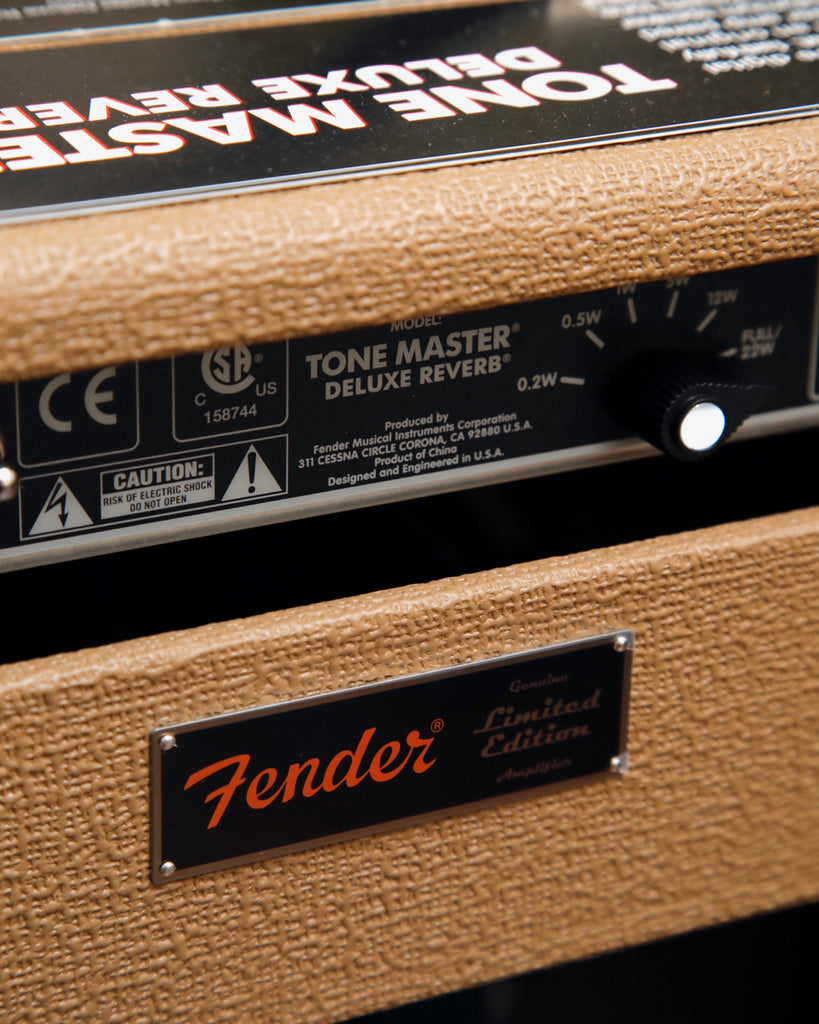 Fender Limited Edition ToneMaster Deluxe Reverb Cocoa 1x12" Guitar Amplifier Combo