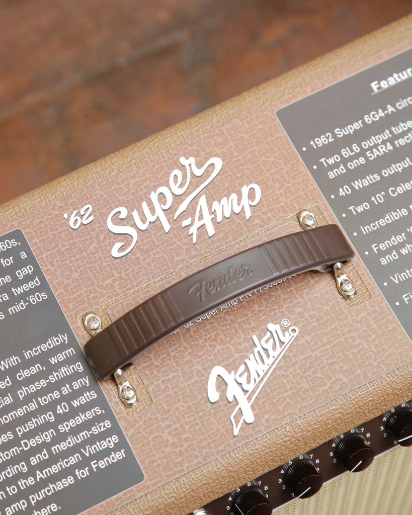 Fender '62 Super Amp 2x10" 40-Watt Valve Guitar Amplifier Combo