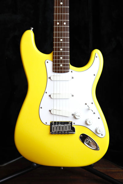 Fender Deluxe American Standard Stratocaster Graffiti Yellow 1989 Pre-Owned