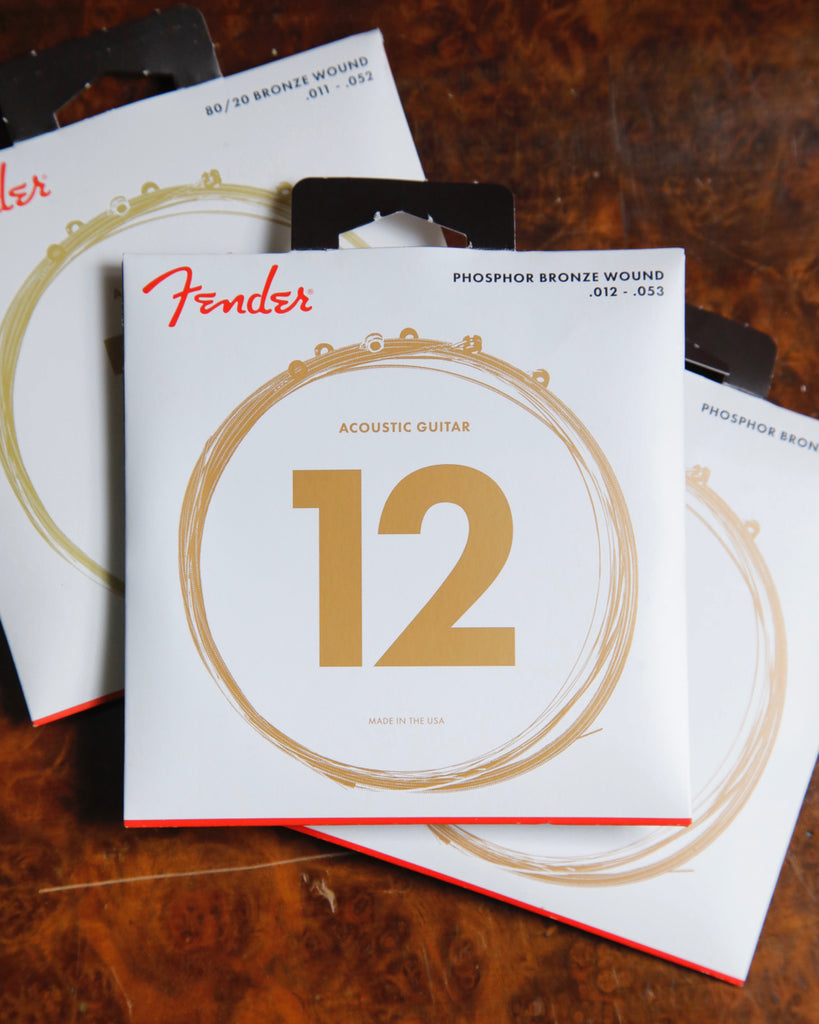 Fender 12-53 Light Phosphor Bronze Acoustic Guitar Strings