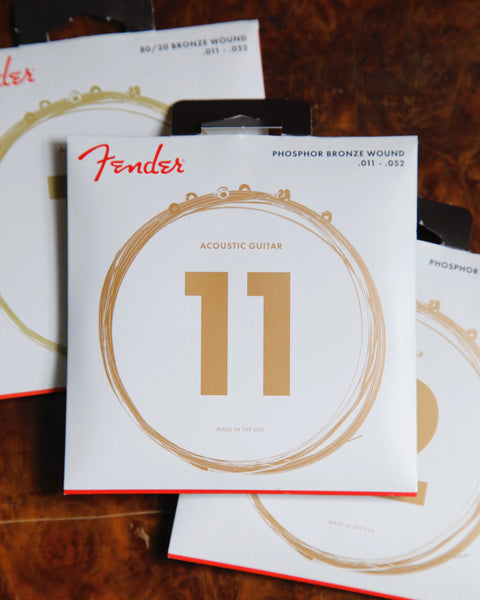 Fender 11-52 Light Phosphor Bronze Acoustic Guitar Strings