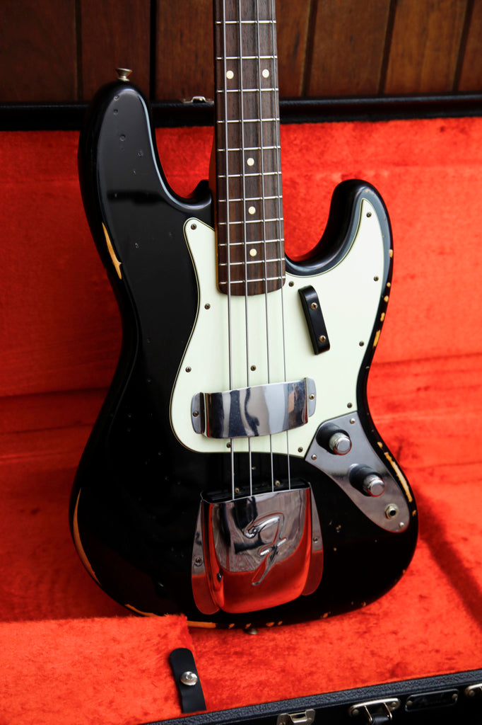 Fender Custom Shop '60 Black Relic Jazz Bass Pre-Owned