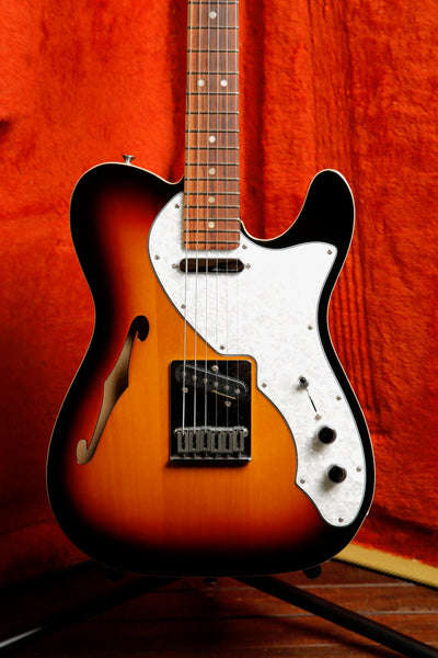 Fender Deluxe Telecaster Thinline Sunburst Semi-Hollow Electric Guitar Pre-Owned