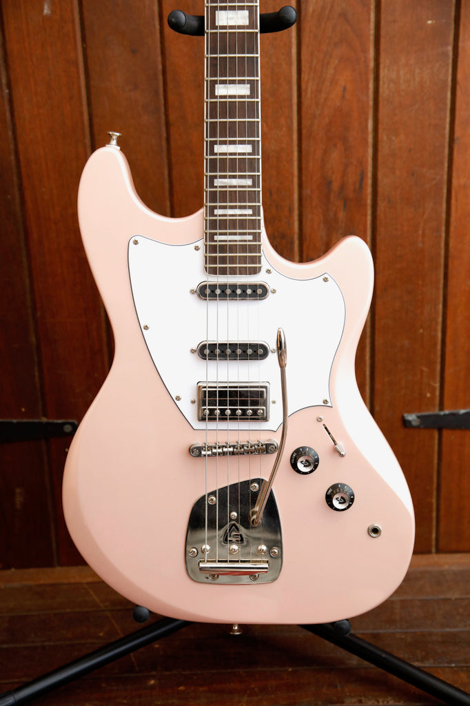 Guild Surfliner Deluxe Rose Quartz Metallic Electric Guitar Pre-Owned