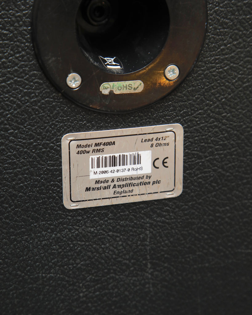 Marshall MF400A Mode Four 4x12" 400-Watt Angled Guitar Speaker Cabinet Pre-Owned