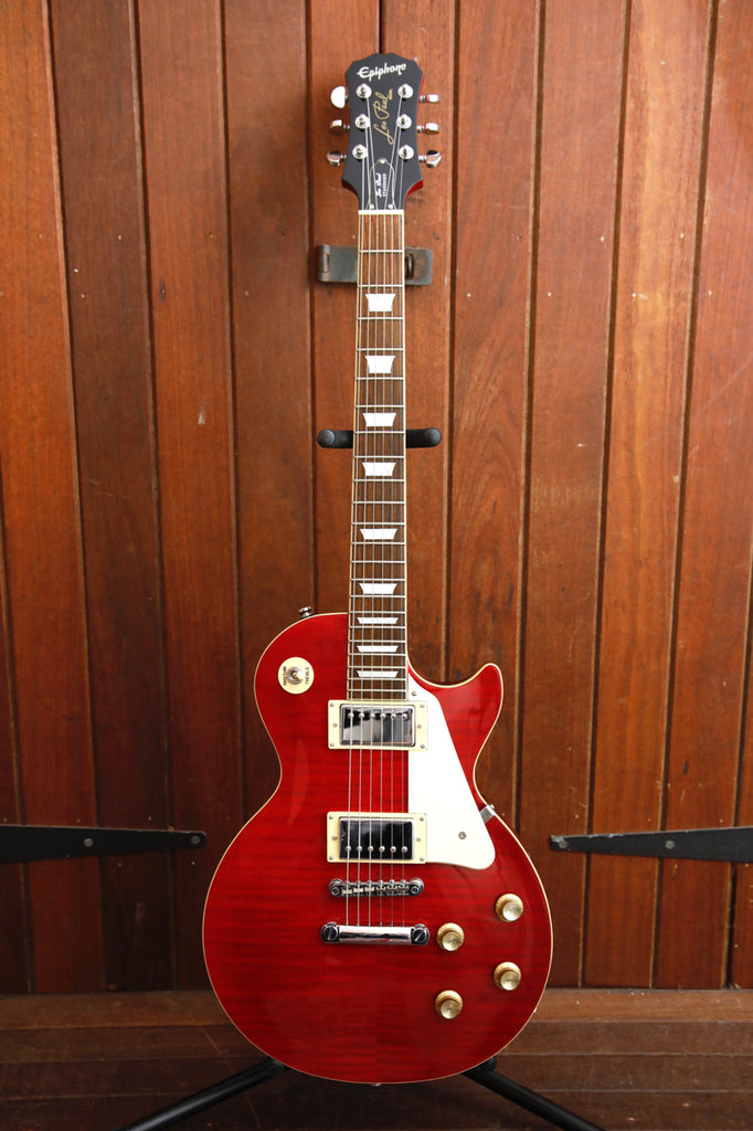 Epiphone Les Paul Standard Cherry Red Electric Guitar 2004 Pre-Owned