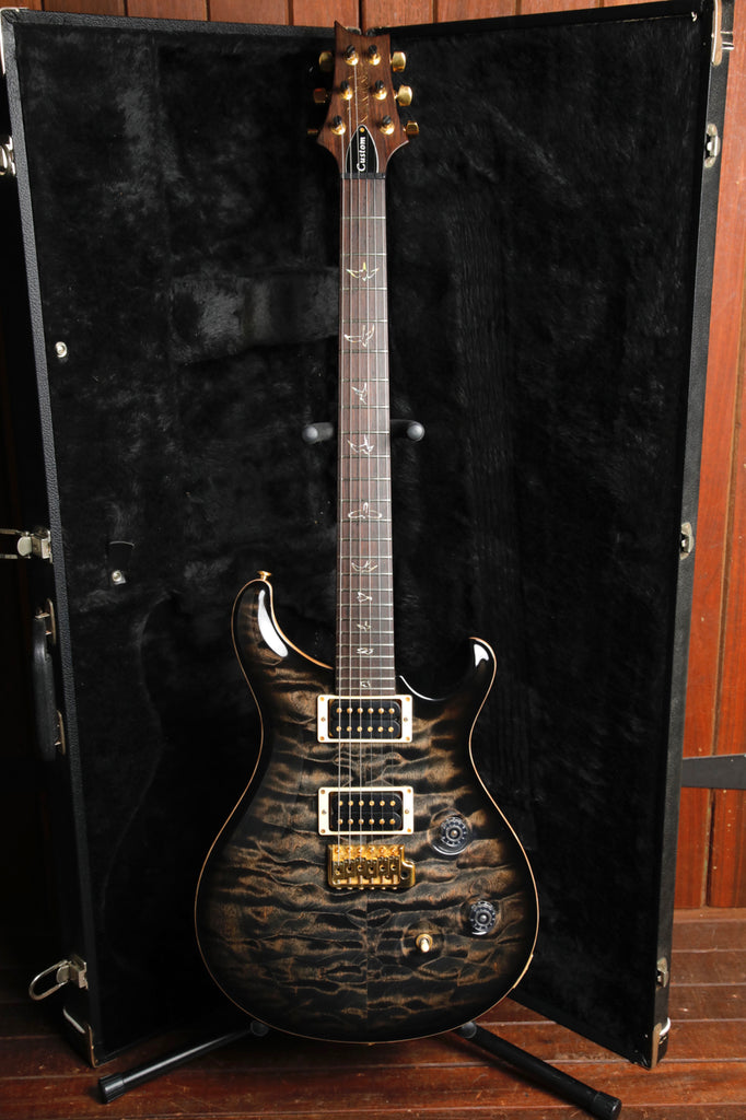 PRS Custom 24 10-Top Wood Library Rosewood Neck Charcoal Burst 2010 Pre-Owned