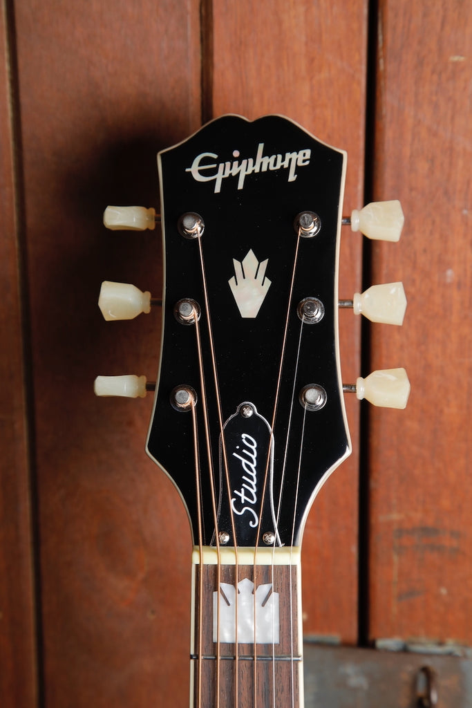 Epiphone J200 Studio Natural Acoustic-Electric Guitar