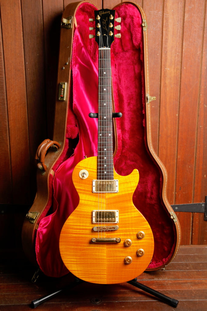 Gibson Les Paul Junior Special Plus Trans Amber Electric Guitar 2001 Pre-Owned