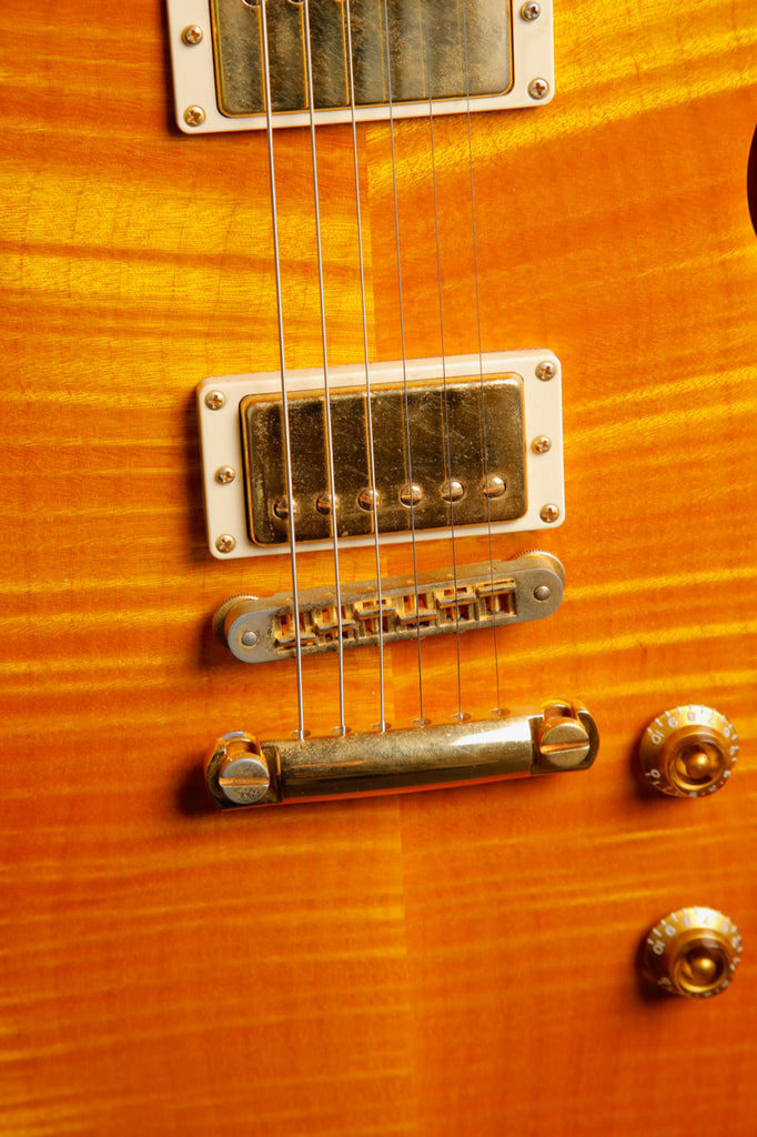 Gibson Les Paul Junior Special Plus Trans Amber Electric Guitar 2001 Pre-Owned